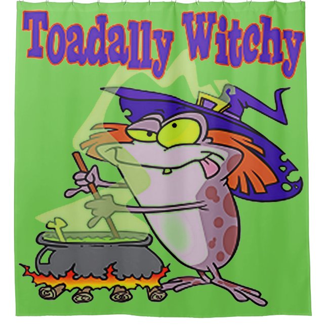 Toadally Witchy Duschvorhang (Vorderseite)