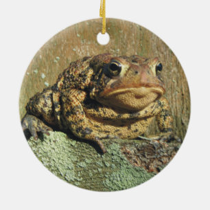 Toadly fantastische Kröten-Weihnachtsverzierung Keramik Ornament