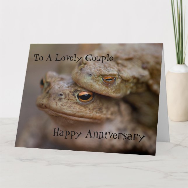 Toads "The Ugly Couple" Bonne carte d'anniversaire (Devant)