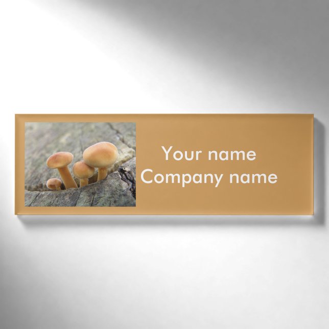 Toadstocker auf einer Personalisierten Markierung  Namenschild (Vorderseite)