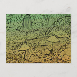 Toadstool Postkarte