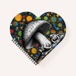 Toadstool Spiral Notebook Notizbuch