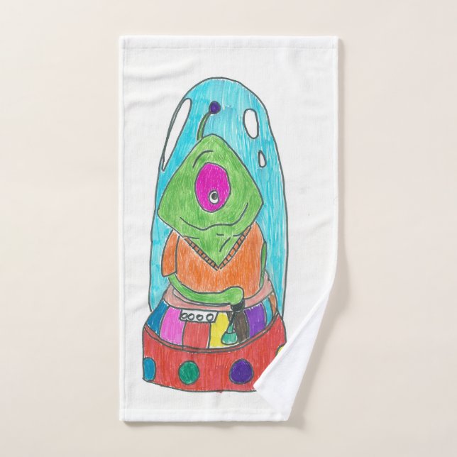 toalha de mão   desenho  a lápis. (Serviette à main)