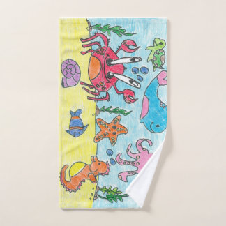 toalha de mão desenhos a lápis. handtuch