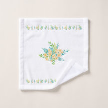 Toalla con diseño de "Flores del campo"