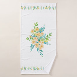 Toalla de baño "Flores del campo" Badehandtuch