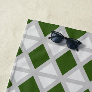 Toalla de playa con inicial strandtuch