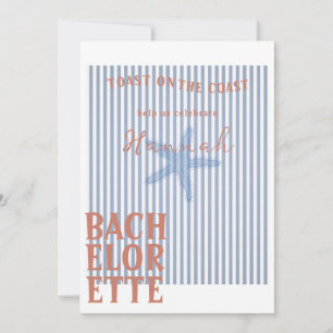 Toast an der Küste Bachelorette Einladung und Deta
