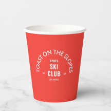 Toast auf den Pisten Après Ski Club Retro Rot