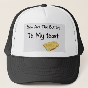 Toast-Brot-Liebe-Wörter Truckerkappe