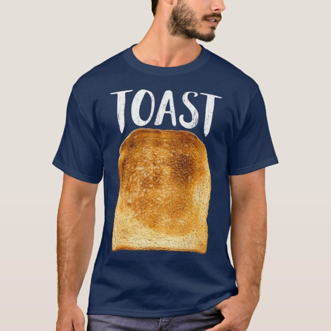 Toast Costume Halloween Funny Bread Lover Gift T-Shirt (Vorderseite)