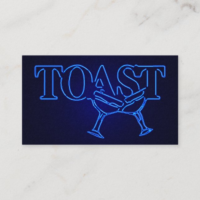 Toast: Electro Lounge Visitenkarte (Vorderseite)