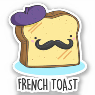 Toast Funny Bread Pub Aufkleber