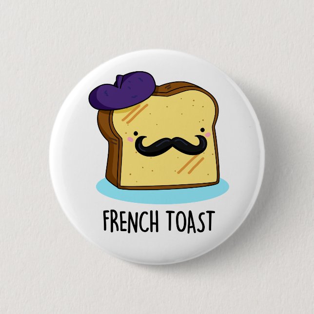 Toast Funny Bread Pub Button (Vorderseite)