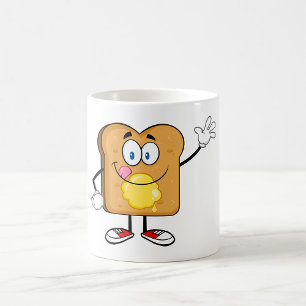 Toast-Gesicht-Tasse Kaffeetasse