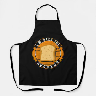 Toast Halloween Costume Shirt, ich bin mit dem Schürze