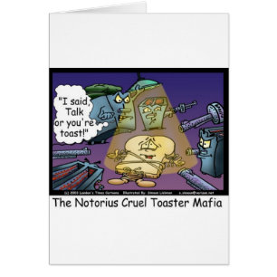 Toast Mafia Funny Offbeat Cartoon Geschenke & T-Sh
