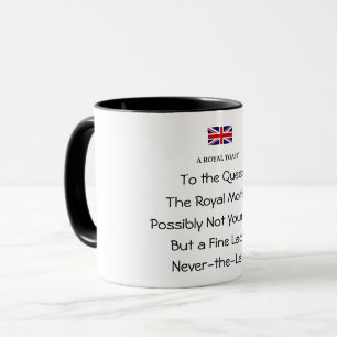 Toast royal de la reine Drôle Mug de café