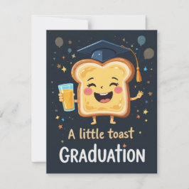 Toast to Abschluss Card, Niedlich Puff for New Gr Feiertagskarte