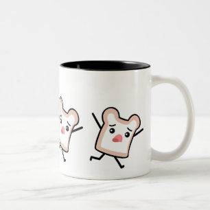 Toast-Verfolgungs-Tasse Zweifarbige Tasse