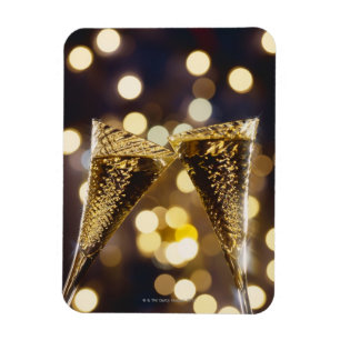 Toasted Champagner Flöte, nah Magnet