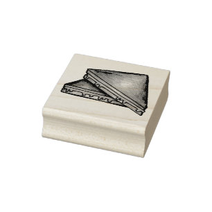 Toasted Cheddar Cheese Toastie Sandwich Gummistempel