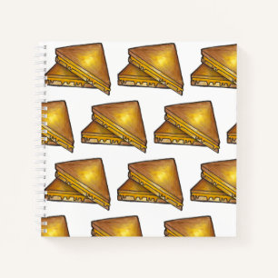 Toasted Cheese Sandwich Lunch Abendessen Notizbuch