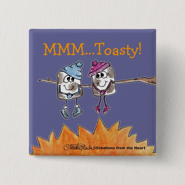 Toasted Marshmallows Button (Vorderseite)