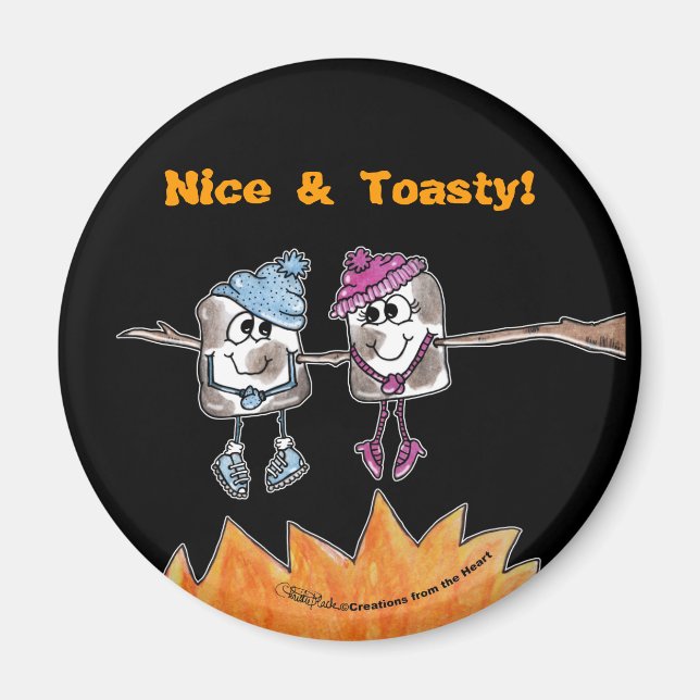 Toasted Marshmallows Magnet (Vorne)