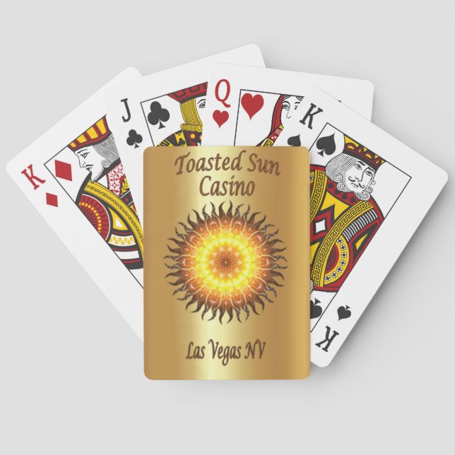 Toasted Sun Casino Las Vegas NV ~  Spielkarten (Rückseite)