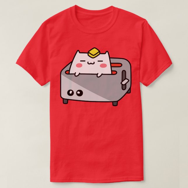Toaster Cat T-Shirt (Design vorne)