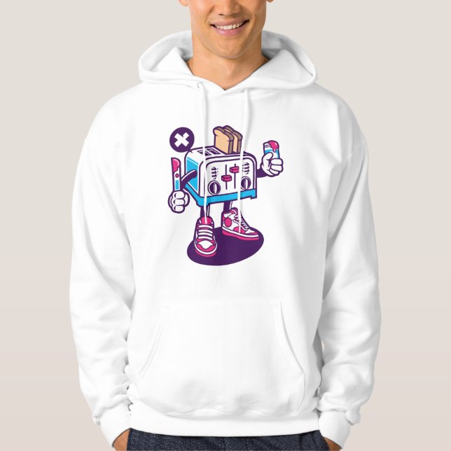Toaster Hoodie (Vorderseite)