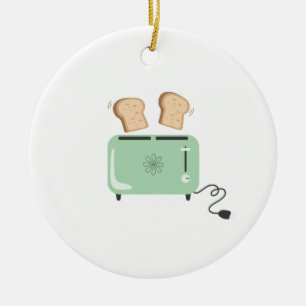 Toaster Keramik Ornament