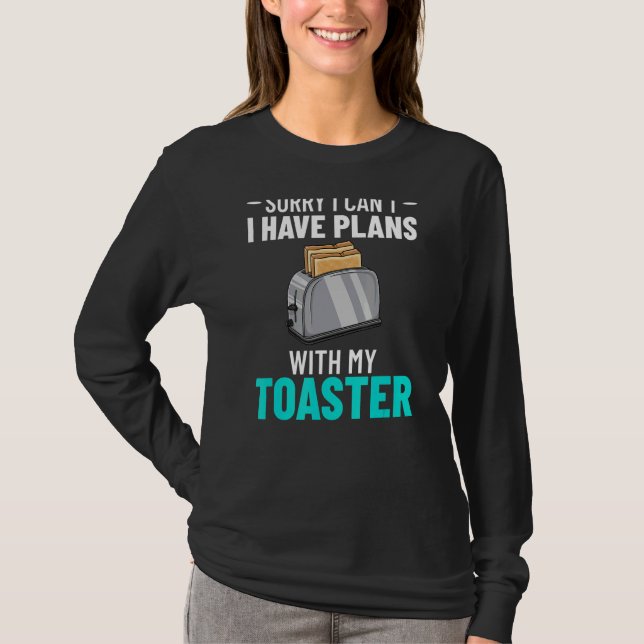 Toaster Oven Toastbrot Toast Maker Puff T-Shirt (Vorderseite)