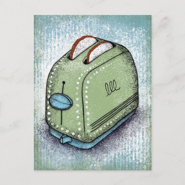 Toaster Postkarte (Vorderseite)