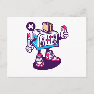 Toaster Postkarte