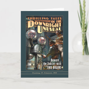 Toaster With Two Brains! Greeting Card Karte