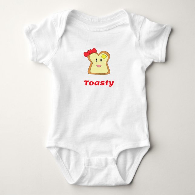 Toasty Tina Baby Bodysuit Baby Strampler (Vorderseite)