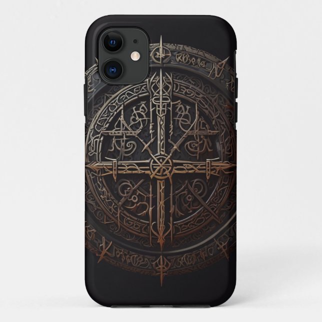 Toath Metal Rune Phone Case (Rückseite)