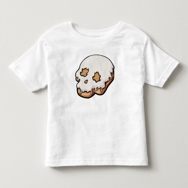 Toath Sweet Skull Doughnut Kleinkind T-shirt (Vorderseite)