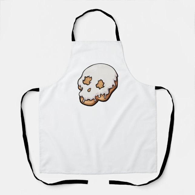 Toath Sweet Skull Doughnut Schürze (Vorderseite)