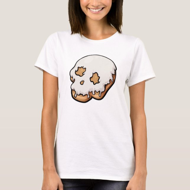 Toath Sweet Skull Doughnut T-Shirt (Vorderseite)