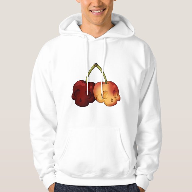 Toathly Sweet Cherry Skull Hoodie (Vorderseite)