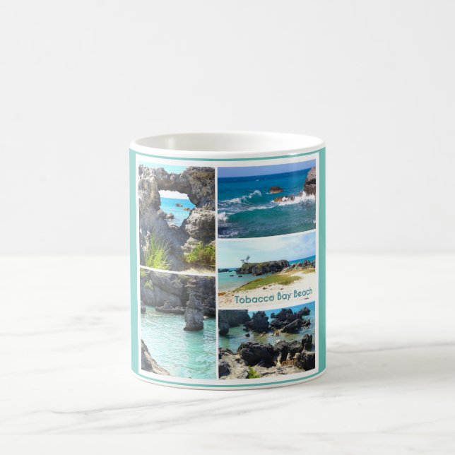 Tobacco Bay Beach, Bermuda Kaffeetasse (Mittel)