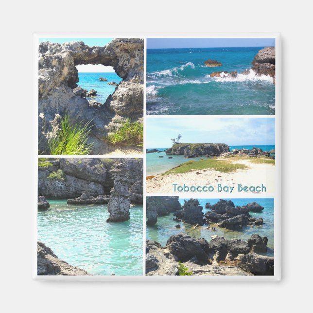 Tobacco Bay Beach, Bermuda Magnet (Vorne)