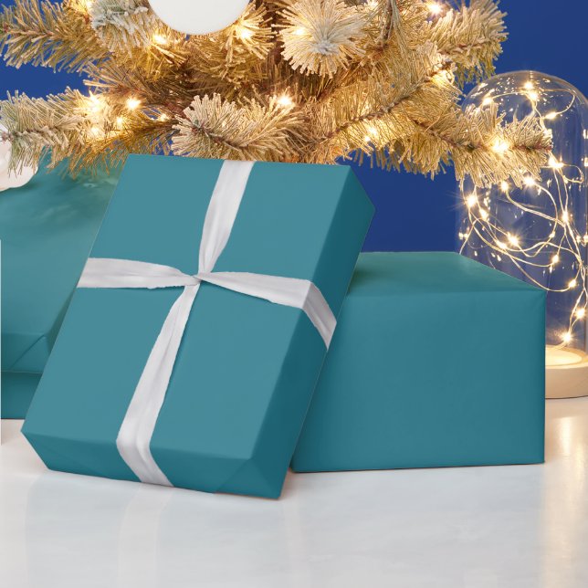Tobacco Bay Ocean Blue Geschenkpapier (Feiertage)