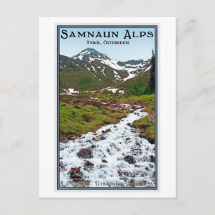 Tobadill - Samnaun Alpen Postkarte
