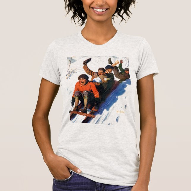 Tobagganing T-Shirt (Vorderseite)