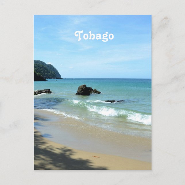 Tobago Beach Postkarte (Vorderseite)
