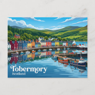 Tobermory Schottland Postkarte